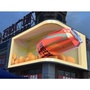 Impressive HD 3D Effect Outdoor Advertising LED Billboard Display P10 IP65 Waterproof 5000cd Brightness Exterior Led Screen