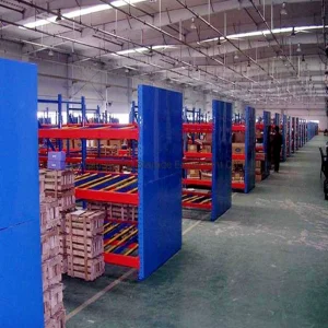 Assembly Plants Carton Flow Rack with Sloping Metal Roller System