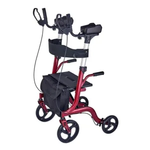 Elderly Stand up Rollator Forearm Support Walker with Seat