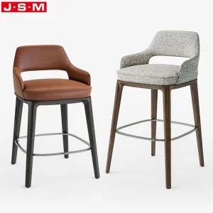 Modern Hotels Furniture Gamer Wooden Velvet Home Singer Snack Chair Bar Stool