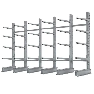 Heavy Duty Cantilever Racking 2000kg Load Capacity Steel Rack for Warehouse