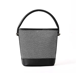 Source-factory Cross-border Urban Simplicity PU Small Bucket Bag