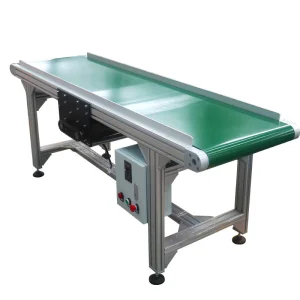 Aluminum Frame Anti-static PVC Conveyor Belt Customize Horizontal Belt Conveyor Logistics Sorting Line Automated Production Line