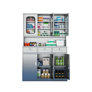 Modern Designed Stainless Steel Medical Cabinet with Safety Lock and Anti - Corrosion Function Ideal for Hospitals and Clinics