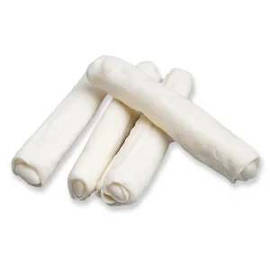 8 Inches 10 Inches Natural Bleached Retriever Rawhide Roll