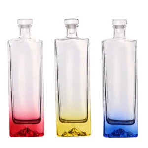 Wholesale 250ml ice berg shape  liquor glass bottles  Manufacturer, Suppliers