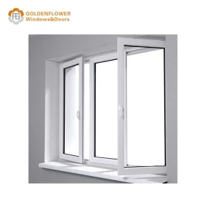 Customized Aluminum UPVC Glass Casement Windows Simple Design Plastic Window Frame Luxury Energy Efficient Doors Window