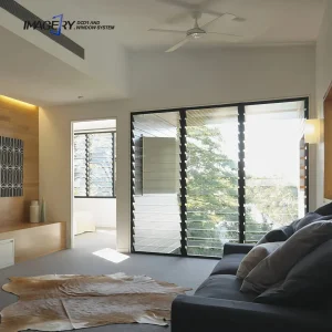 Modern Temperred Shutter Price Aluminum Morden Jalousie Window Glass Louver Manufacture