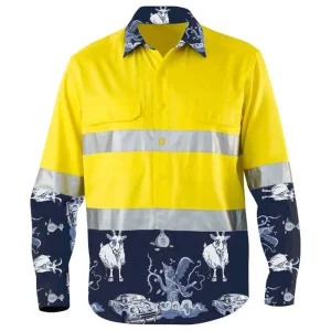 Ropa de trabajo de algodón de alta visibilidad personalizada