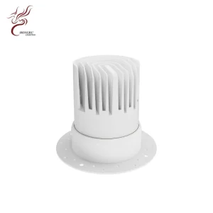 Luminária de LED assimétrica premium e holofote embutido polarizado
