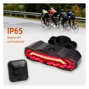 Rechargeable Bicycle Taillight Rear Cycling Safety Flashers Blinking 6 Modes