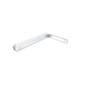 Left or Right 90 Degree Glass Clamp Frameless Glass Support Corner