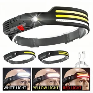 Rechargeable LED Headlamp for Cycling, Mining