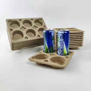 100% Biodegradable and Eco-friendly Beverage Paper Pulp Packaging Take Good protection Package in Transportation