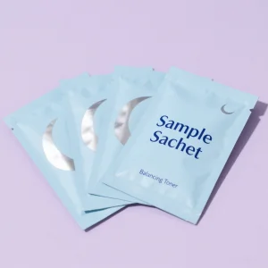 Customizable OEM Plastic clear Makeup Pack Bag Makeup Samples Packets Cosmetic Packaging Pouch Bags for Beauty Products