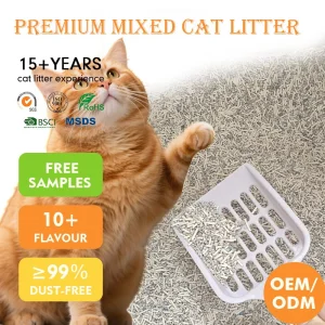 Arena para Gatos Aromatizada 10kg Arena para Gatos de Larga Duración 5L Arena de Bajo Polvo para Gato