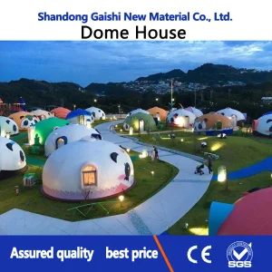 Prefab EPS Dome House of Resorts &amp; Eco-Villages Homes