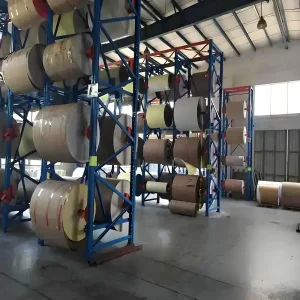 China Factory Heavy Duty Warehouse Storage Steel Cable Reel Rack