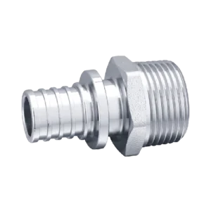 Brass Compression Nipple Adapter