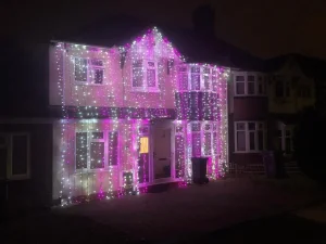 Fabricante da China Luzes de Cortina LED Personalizadas Quente Branco Multi Cor Luzes de Fada de Cortina para Decoração de Jardim