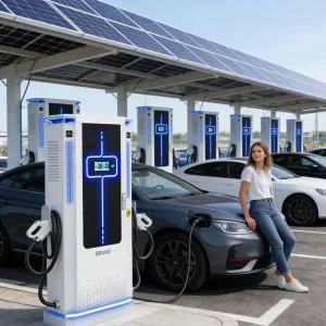 MID Certified Smart CE TUV CCS2 Three Phase Public EV Charger DC Fast Charging Station Europe Ocpp