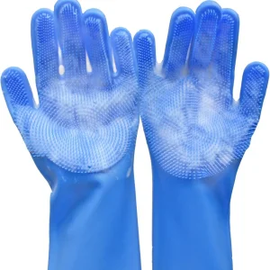 Premium Silicone Pet Grooming Gloves for Cats and Dogs