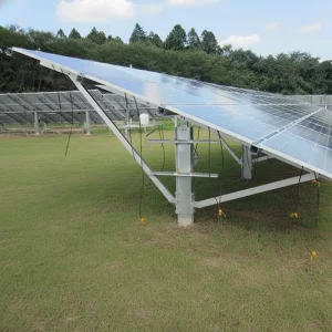 Hot-DIP Galvanized Steel Pile Solar Panel Ground Mount Structure for Photovoltaic Projects