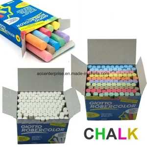 Environmental Non-Toxic Dust Free White and Colored Calcium Carbonate Chalk