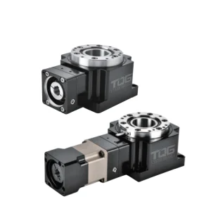 Precision Planetary Gearbox Hypo Gear Hollow Rotary Platform Stainless Steel 20:1 Reduction Ratio IP50 Protection Electronic TQG