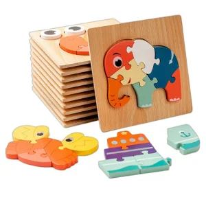 Wooden Chunky Animal Puzzle Board