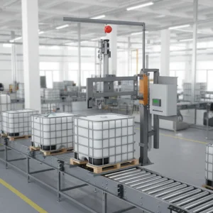 1000L IBC Filling System for Chemicals and Coatings Automatic Liquid Weighing Filler for 200L Drums and 1000L IBC Totes