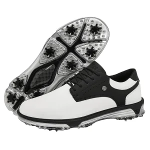 OEM Waterproof Microfiber Leather Golf Shoes