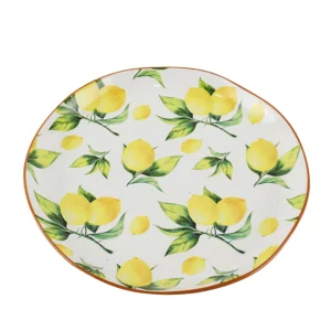 Cheap Lemon Grove Ceramic Plate KDPD0447