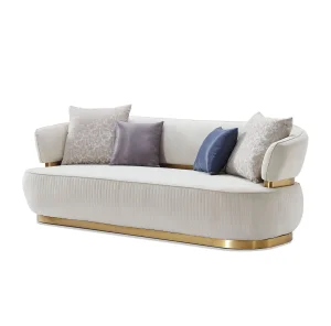 Zhida Luxury Furniture Living Room Furniture Velvet Sofa Set Couch