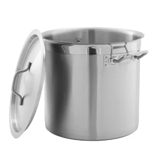 Stainless Steel Heavy-duty Large Commercial Induction Saucepan Composite Frying Pan Cookware Soup Stock Pot Cooking Pots
