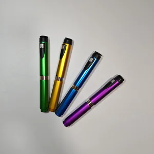 Metal Reusable V2 0-60IU Injection Pen With Pen Case Adjustable 3ml Cartridge Injector Pen Different Colors