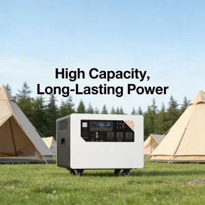 OEM ODM Outdoor Fast Charging Portable Power Station 2500W Emergency Solar Power Generator Battery Power Electric Power Station
