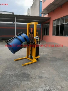 China Factoryprice 520kg Semi-Electric Drum Rotator for Steel Plastic Drums Yl520