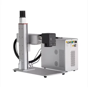 Lowe Price Portable Fiber Laser Marking Machine 50W on Metal Plastic Leather Laser Engraving Machine