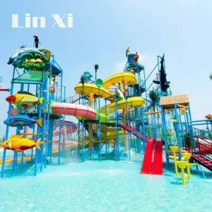 Customized Children's Water Park Fiberglass Slide Amusement Park Adult Sports Equipment