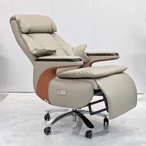 Smart Boss Luxury Leather Big and Tall Massage Executive Office Chair for Office