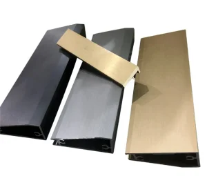 Bononi Glass Door Frame Aluminum Profile for Wardrobe Cabinet Door Slim Frame