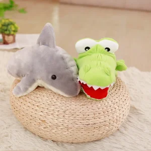 Cute Shark Crocodile Plush Hand Puppet