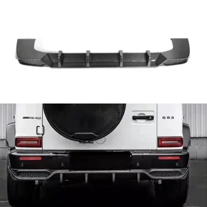Lábio de Para-choque Frontal de Carbono Seco de Alta Qualidade para Mercedes Benz W463 W464 2018+ Difusor Frontal
