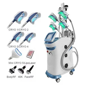 4 in 1 360 Cryolipolysis Cellulite Reduction Chin Body RF Cavitatoin Freeze laser professional