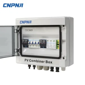 Cnpnji Power Distribution Box Smart Combiner Box for Solar Panel 2in 1out