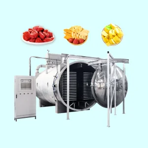 Doces Alimentos Frutas Vegetais Secador a Vácuo Congelado Desidratador Industrial