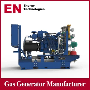 High Capacity Dual Fuel Biogas Generator