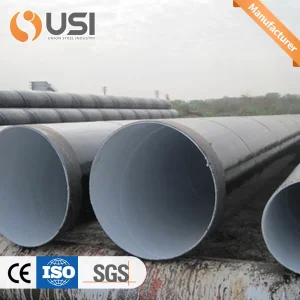 Venta directa de fábrica de tubería de espiral sumergida de arco soldado de carbono SSAW de gran diámetro para la construcción de oleoductos