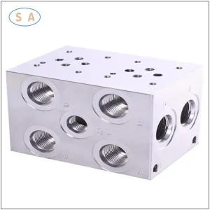 Aluminum/Steel Hydraulic Valve Nano Block Ng16 Mosaic Glass Block Manifold Blocks